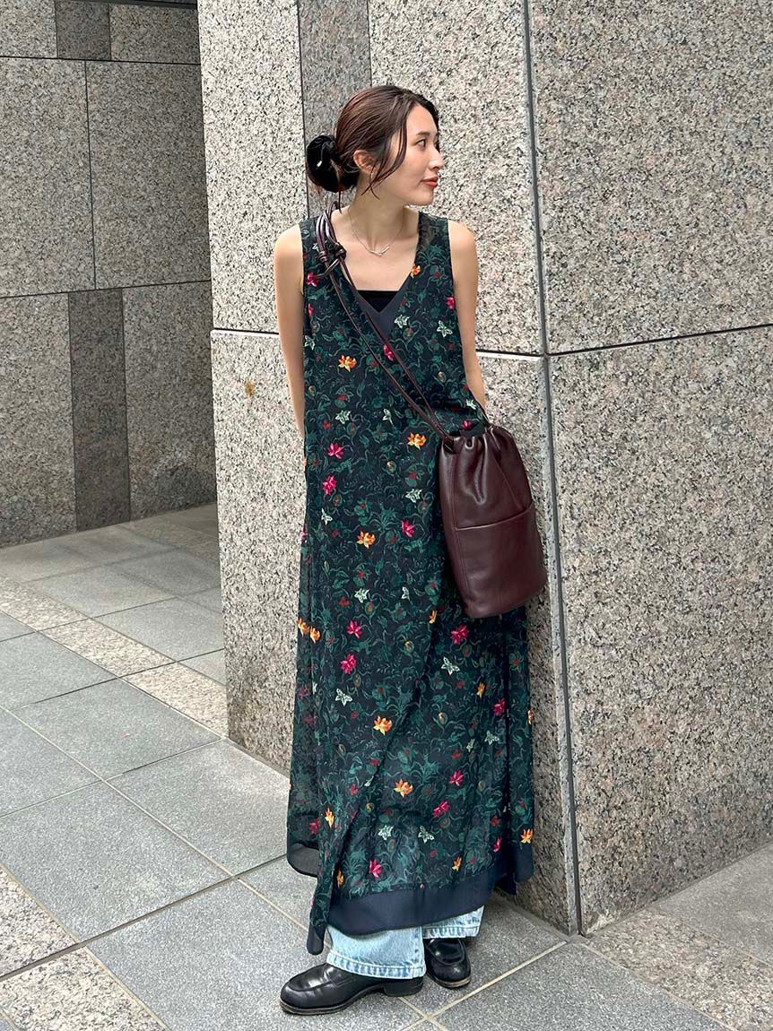 styling/「【styling/&times;KEITA MARUYAMA】シアージャガードワンピース」|ワンピース|