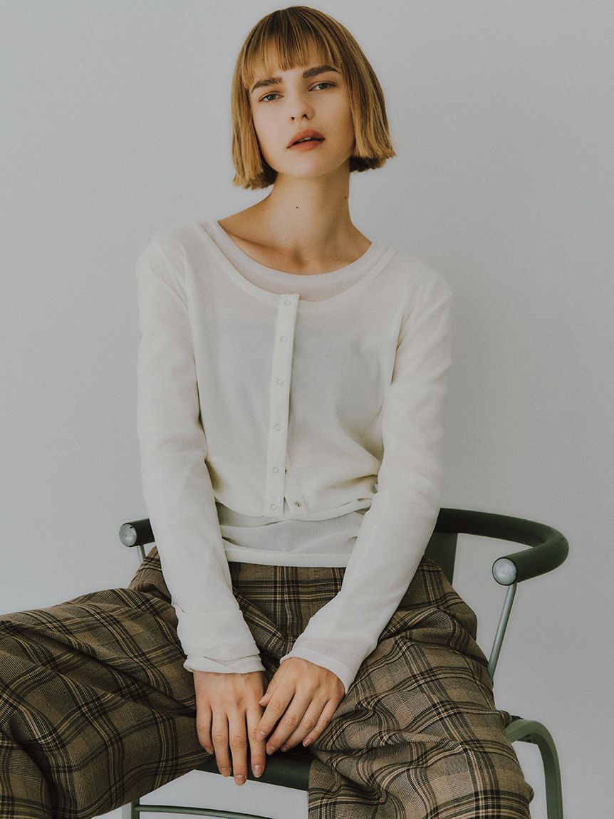 styling/「フロッキーチュール2WAYトップス」|Tシャツ・カットソー|