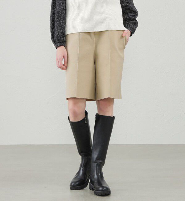 MACKINTOSH PHILOSOPHY「ミラノリブニットハーフパンツ」|その他|ベージュ