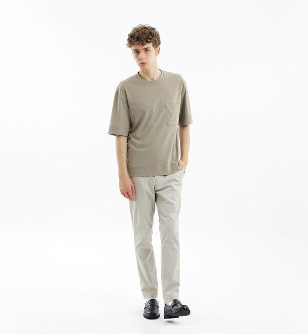 MACKINTOSH PHILOSOPHY「ドライフラットストレッチシリーズ  クルーネック五分袖Tシャツ」|Tシャツ・カットソー|