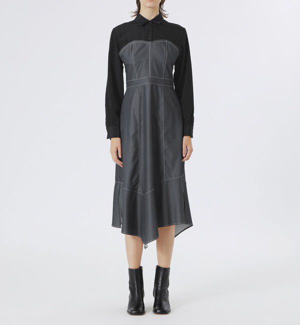  「【ドラマ着用商品】ビスチェコンビドレス」|ワンピース|