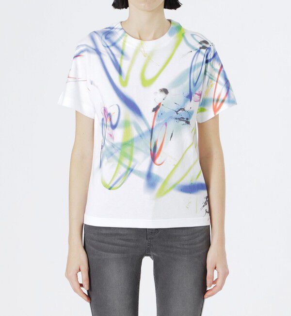  「【KANAKO SASAKI】コラボレーション ネオングラフィッククルーネックTシャツ」|Tシャツ・カットソー|