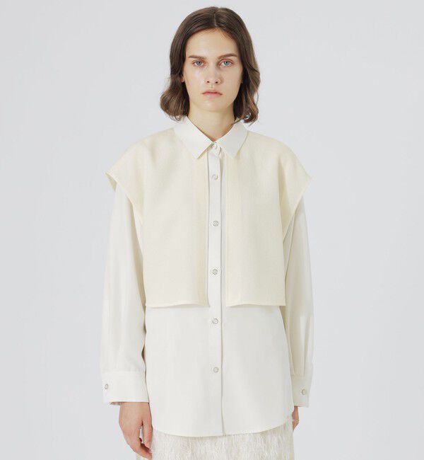  「レイヤードシャツ」|その他|ホワイト