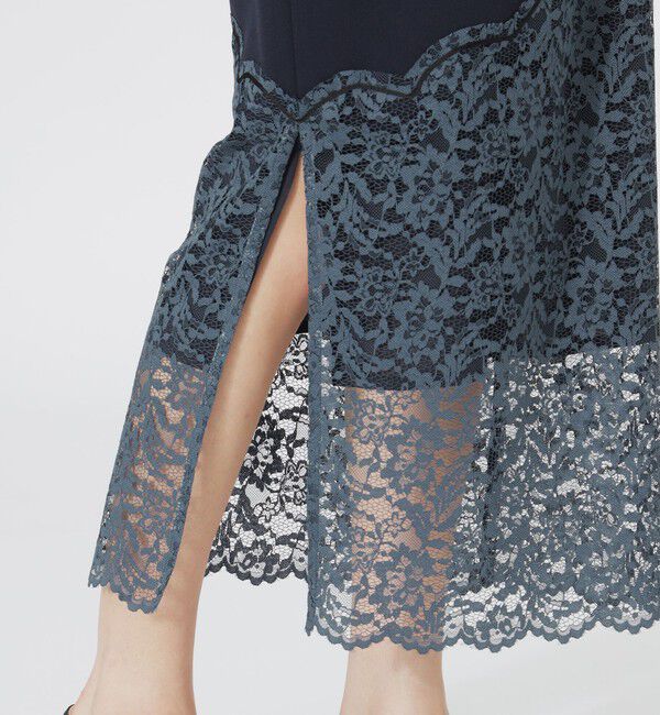  「レースコンビタイトスカート」|スカート|
