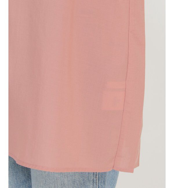 ikka「バックプリーツ7分チュニック」|シャツ・ブラウス|