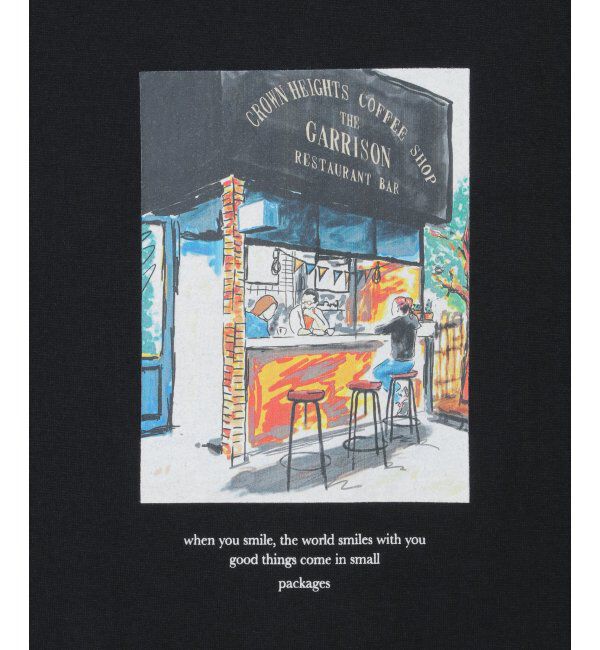 ikka「ペインティングプリントロンT」|Tシャツ・カットソー|