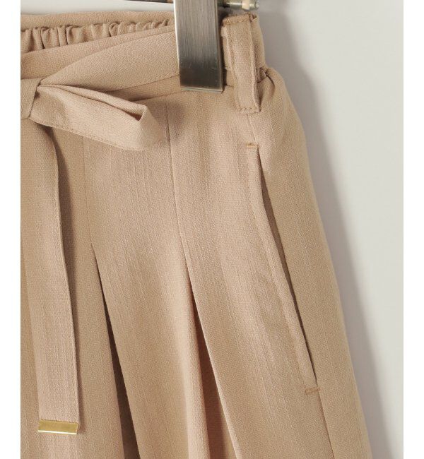 ikka kids「ベルト付きタックワイドパンツ（120~160cm）」|その他|