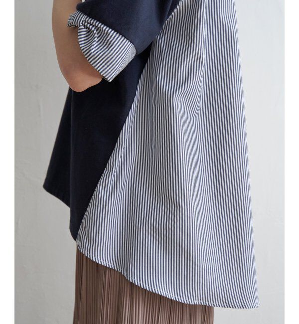 ikka「袖リボン切り替えプルオーバー」|その他|