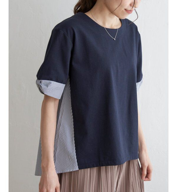 ikka「袖リボン切り替えプルオーバー」|その他|