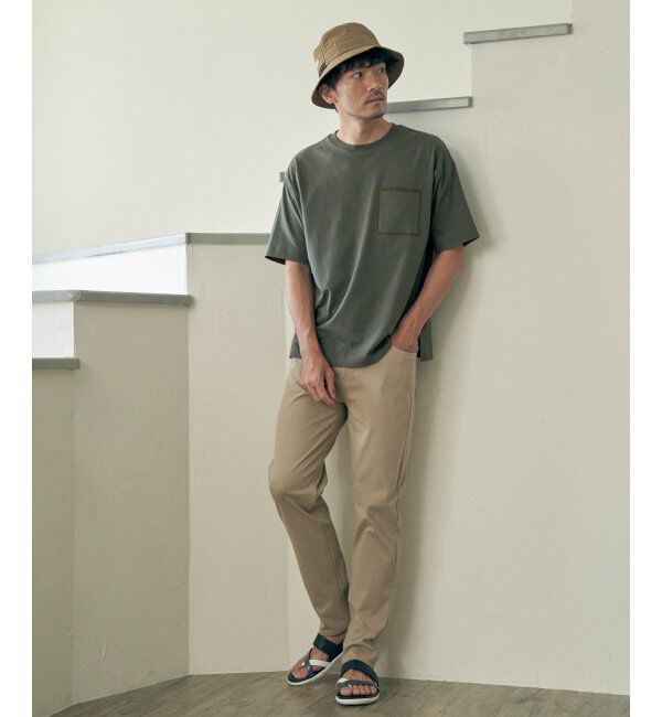 ikka「ストライプＭＩＸポケットＴ」|Tシャツ・カットソー|