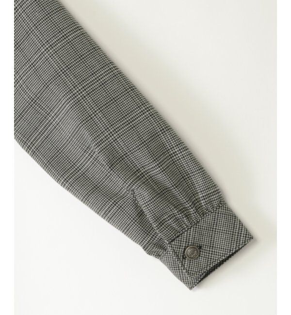 ikka kids「9分袖サイド切り替えチェックワンピース（120~160cm）」|スカート|