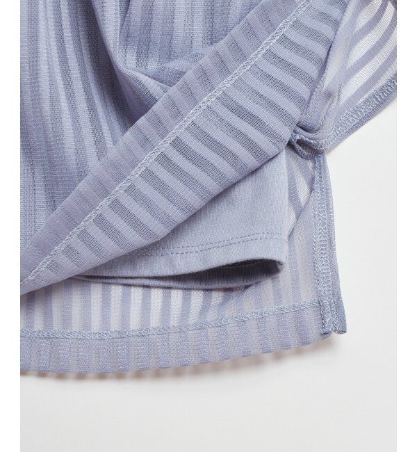 ikka「ストライプチュール2WAYプルオーバー」|その他|