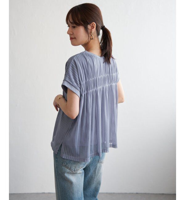 ikka「ストライプチュール2WAYプルオーバー」|その他|