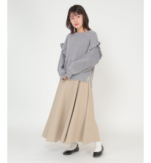 Lbc with Life「フリルニットプルオーバー」|カーディガン|