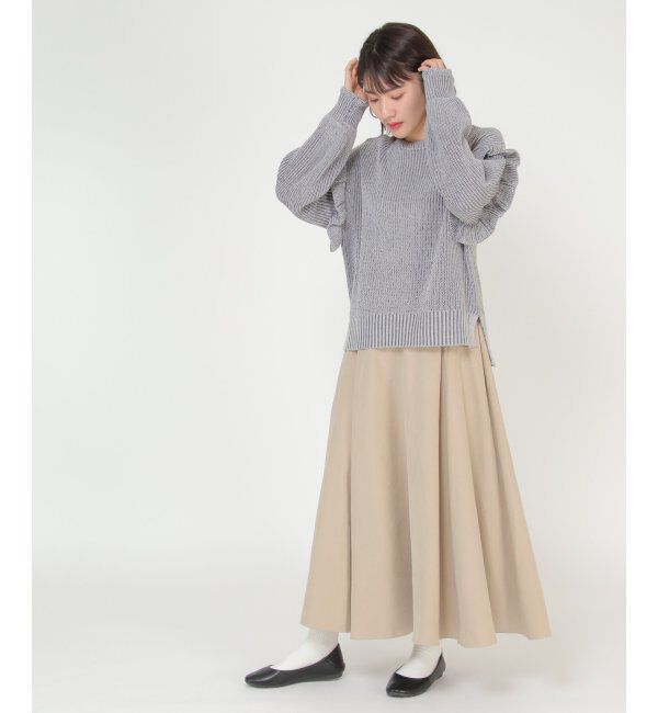 Lbc with Life「フリルニットプルオーバー」|カーディガン|