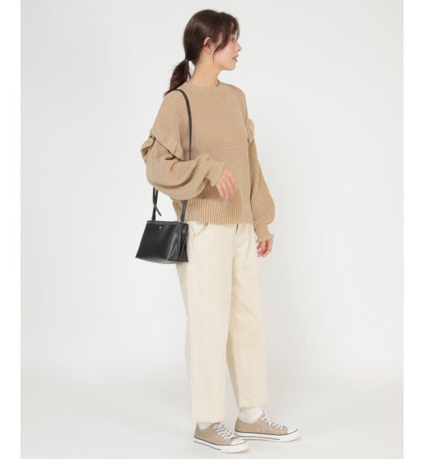 Lbc with Life「フリルニットプルオーバー」|カーディガン|