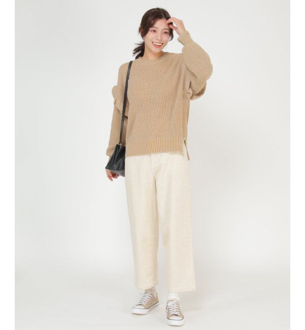 Lbc with Life「フリルニットプルオーバー」|カーディガン|