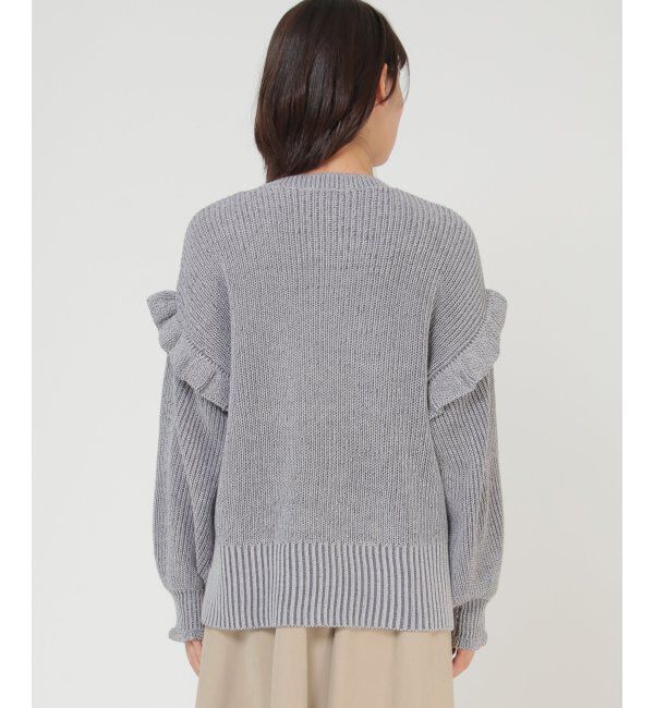 Lbc with Life「フリルニットプルオーバー」|カーディガン|