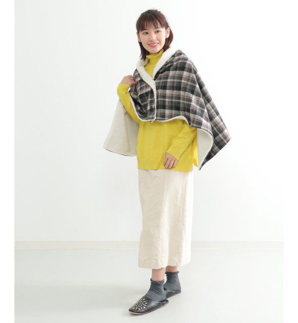 Lbc with Life「チェック柄ブランケット」|クッション・クッションカバー|