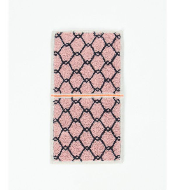 Lbc with Life「Otta オッタ フェンス柄2つ折りハンカチ」|タオル|