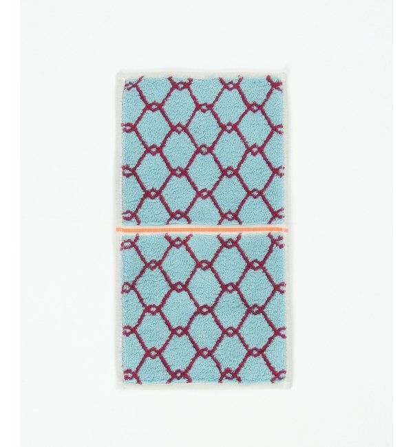 Lbc with Life「Otta オッタ フェンス柄2つ折りハンカチ」|タオル|