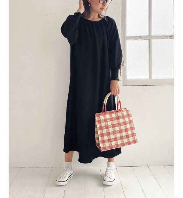 Lbc with Life「楊柳リブ使いワンピース」|ワンピース|