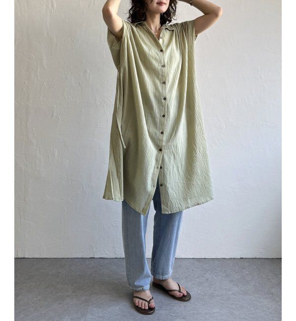 Lbc with Life「エアリーフレンチギャザーワンピース」|ワンピース|