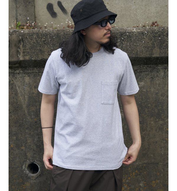 VENCE share style「Goodwear グッドウェア ポケ付きTシャツ」|Tシャツ・カットソー|グレイ