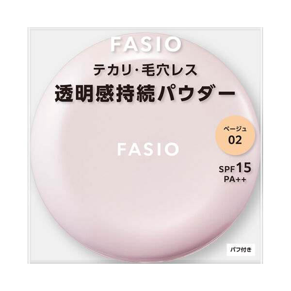  「ファシオ エアリーステイ パウダー 02 本体/無香料 (10g)」|フェイスパウダー|