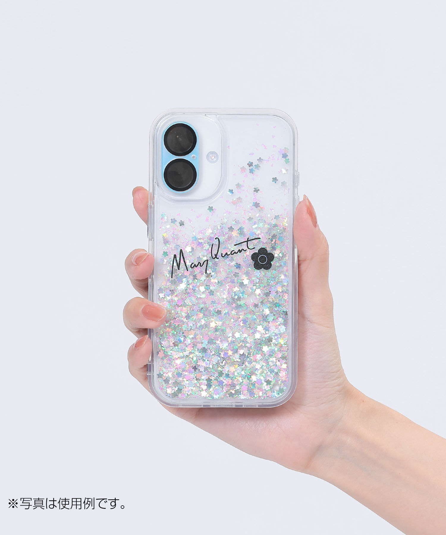 MARY QUANT「デイジーコンフェッティ モバイルケース for iPhone16」|モバイルケース|ブラック