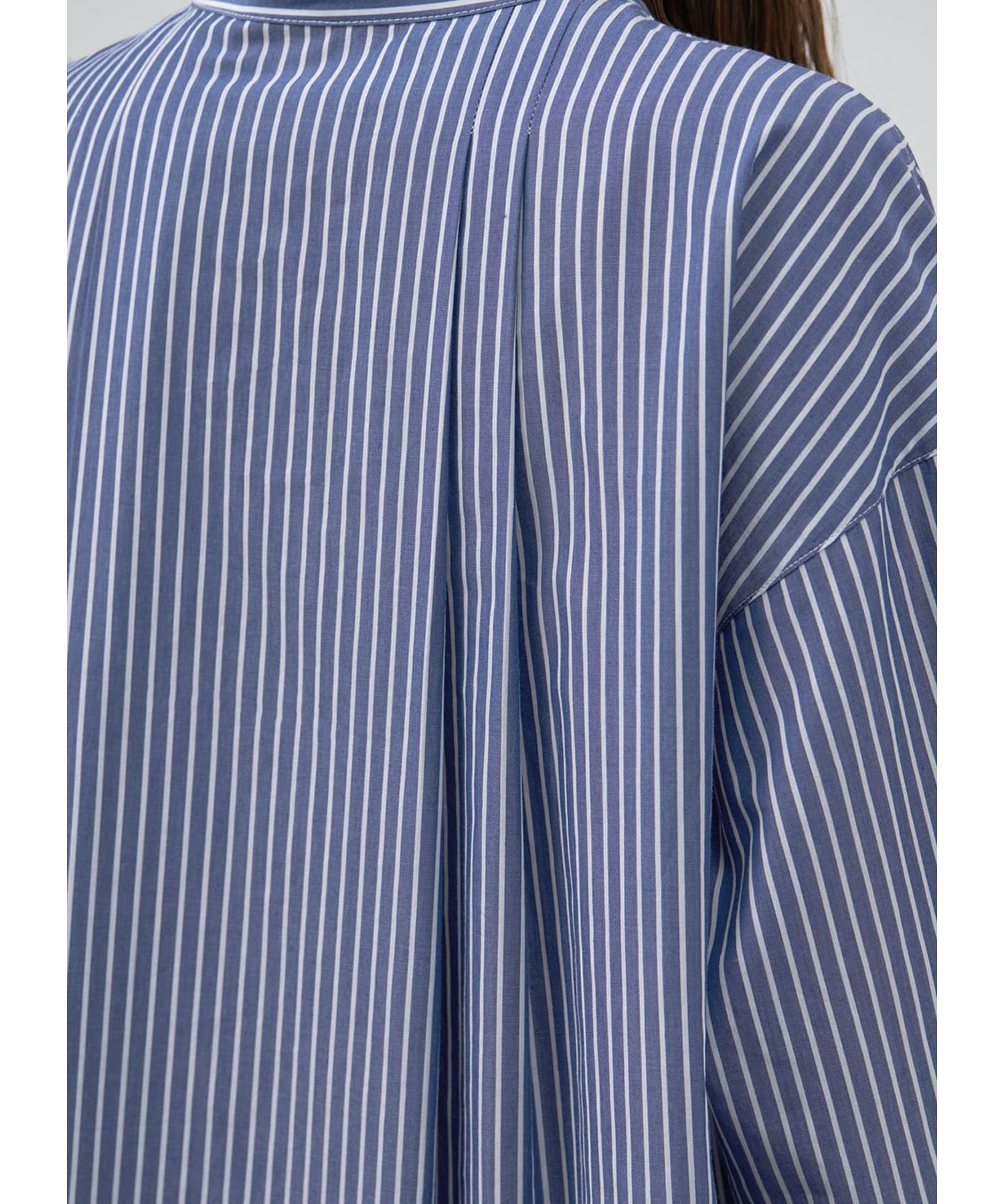 STYLE DELI「バンドカラーストライプシャツ」|シャツ・ブラウス|