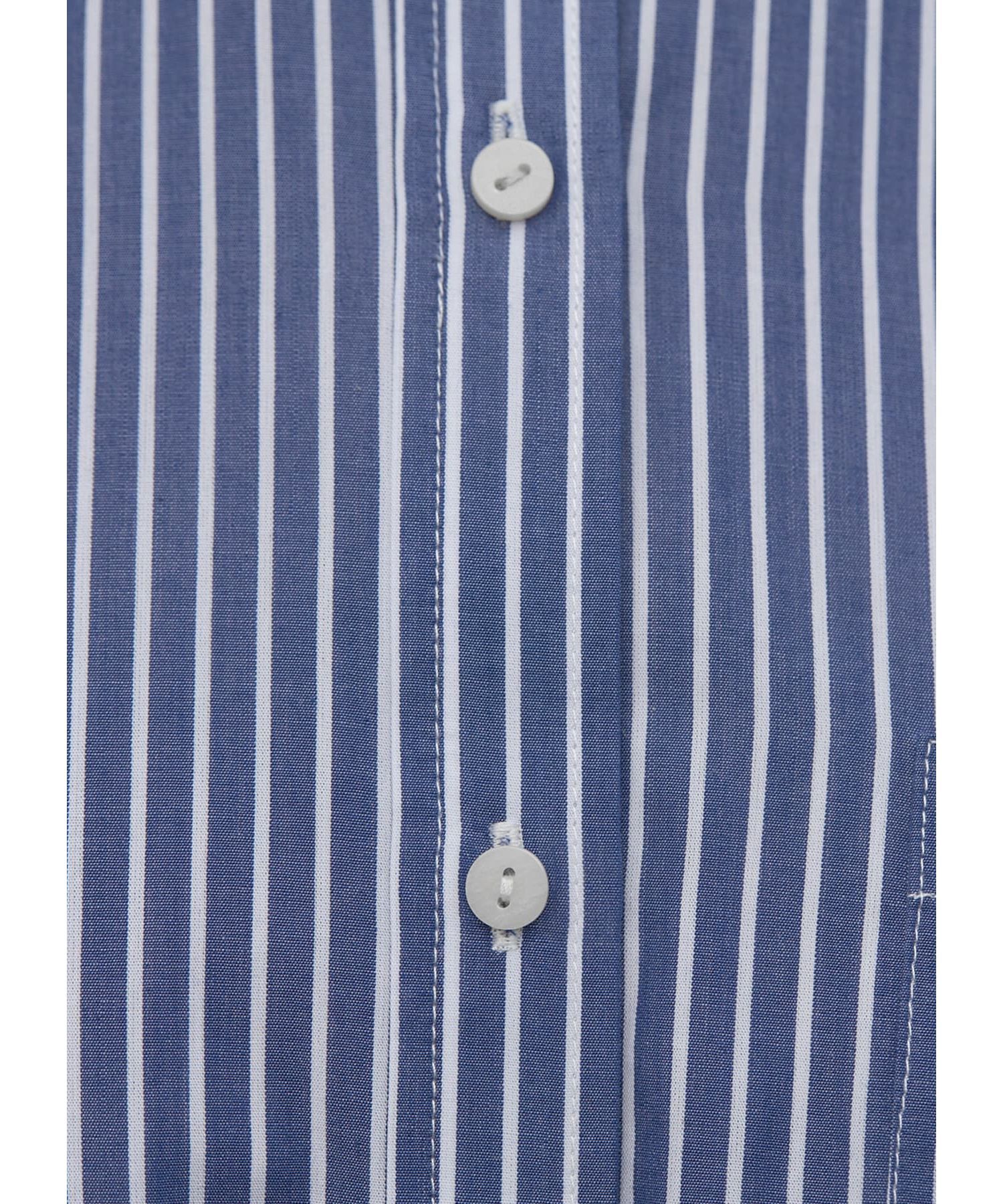 STYLE DELI「バンドカラーストライプシャツ」|シャツ・ブラウス|