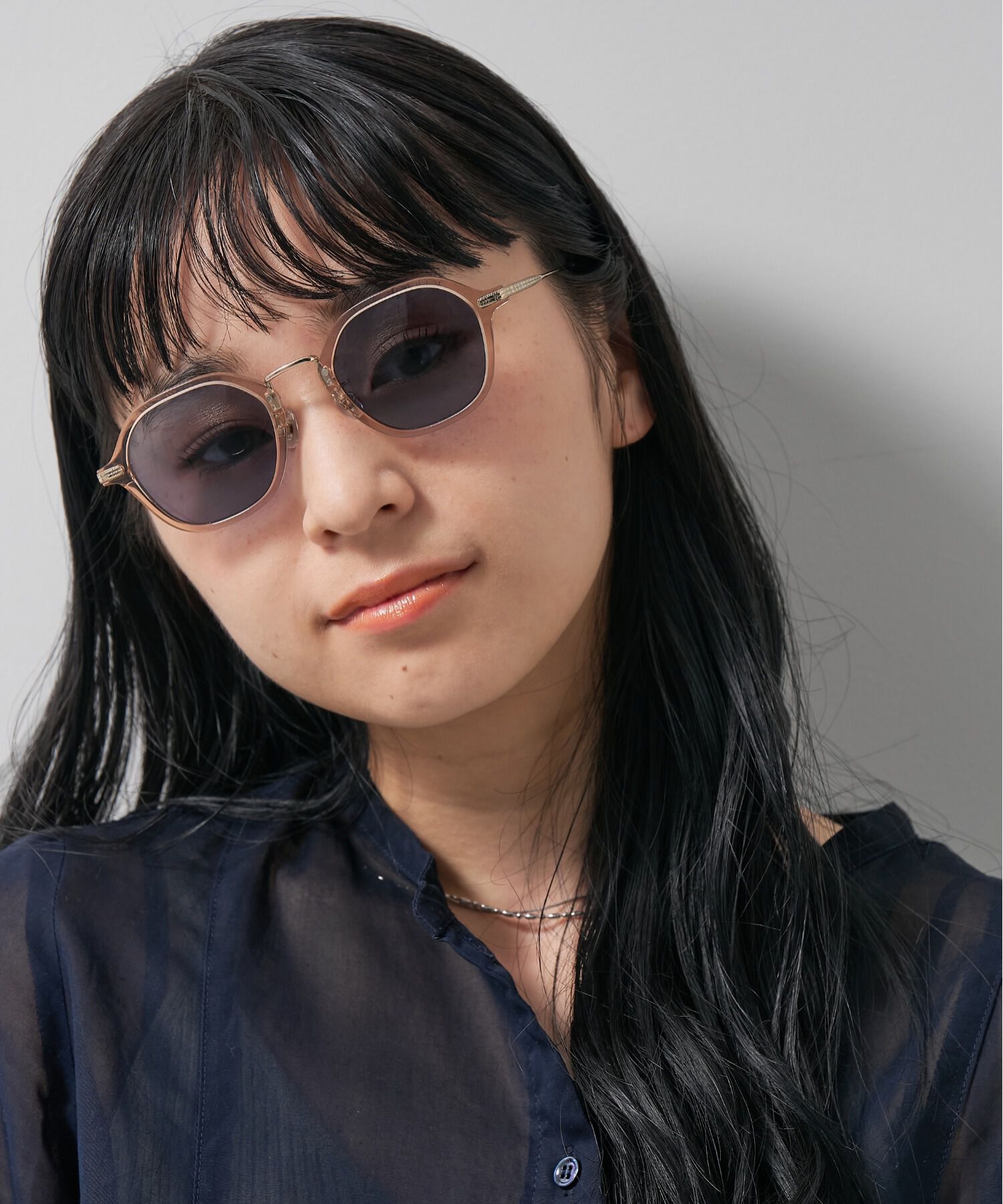  「ボストン型 調光サングラス｜紫外線対策｜レンズの色が変わるサングラス｜Zoff | UNITED ARROWS Wellness」|サングラス|ブラウン