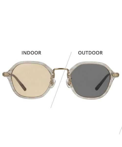  「ボストン型 調光サングラス｜紫外線対策｜レンズの色が変わるサングラス｜Zoff | UNITED ARROWS Wellness」|サングラス|