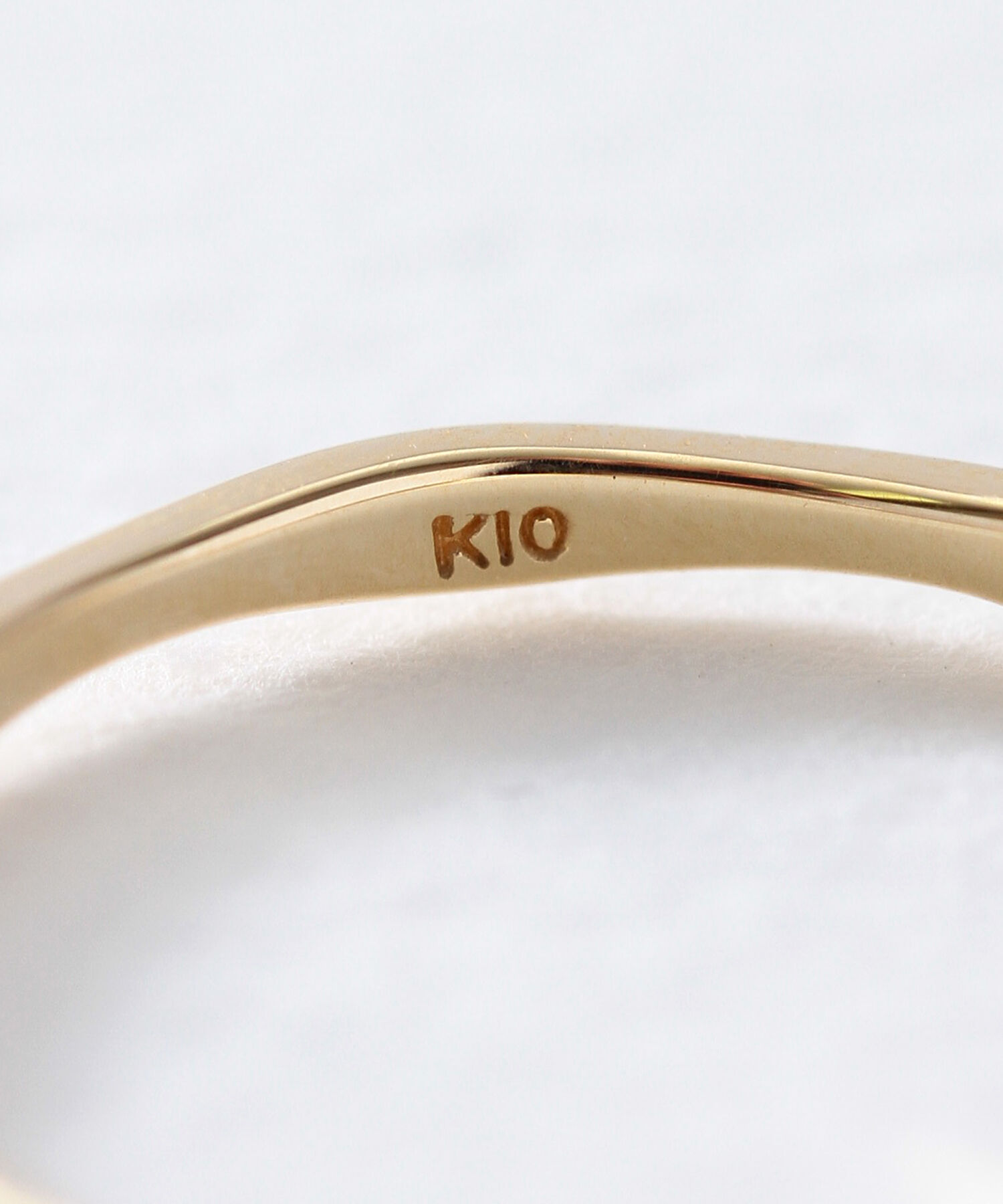  「K10 ニュアンス 1連 リング」|リング|
