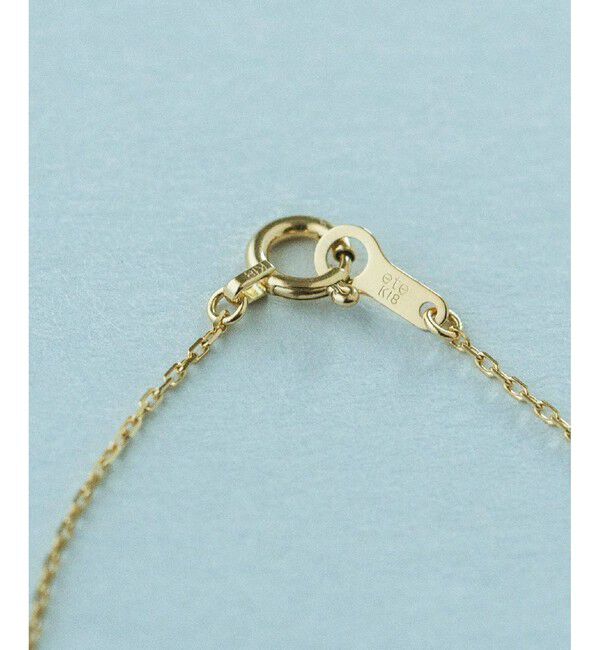 ete「K18 ダイヤモンド 0.15ct ネックレス「ブライト」」|ネックレス|