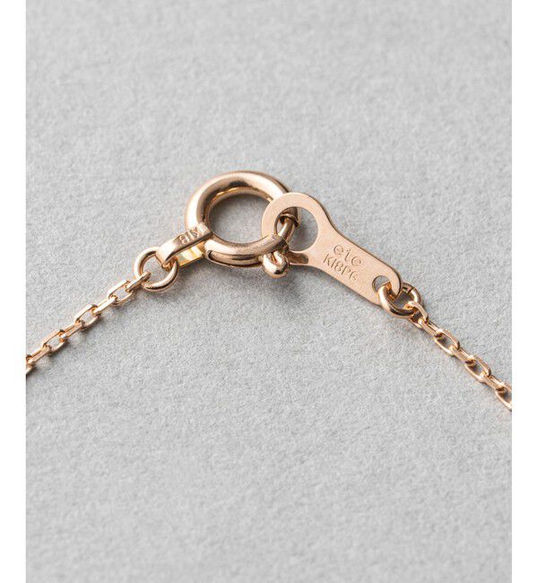 ete「K18 ダイヤモンド 0.15ct ネックレス「ブライト」」|ネックレス|