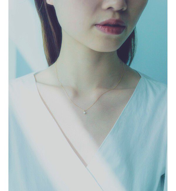 ete「K18 ダイヤモンド 0.2ct ネックレス「ブライト」」|ネックレス|