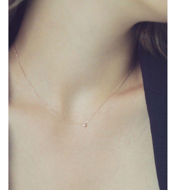 ete「K18MPG レイヤー ダイヤモンド ネックレス」|ネックレス|