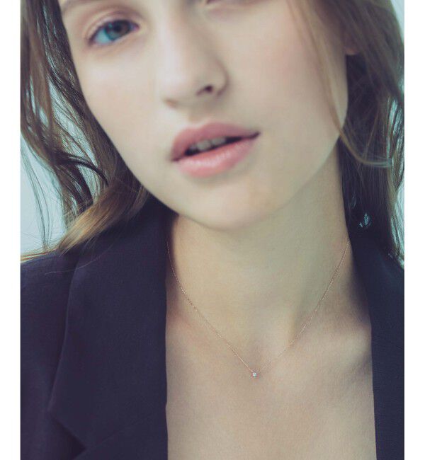 ete「K18MPG レイヤー ダイヤモンド ネックレス」|ネックレス|