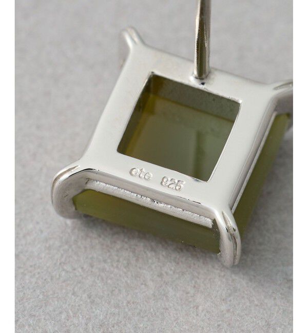 ete「[タイル] マルチクォーツ ピアス S」|ピアス|