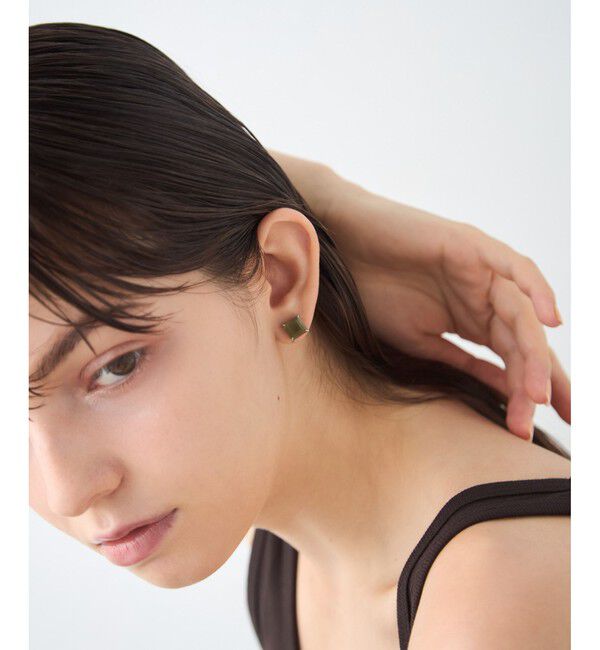 ete「[タイル] マルチクォーツ ピアス S」|ピアス|