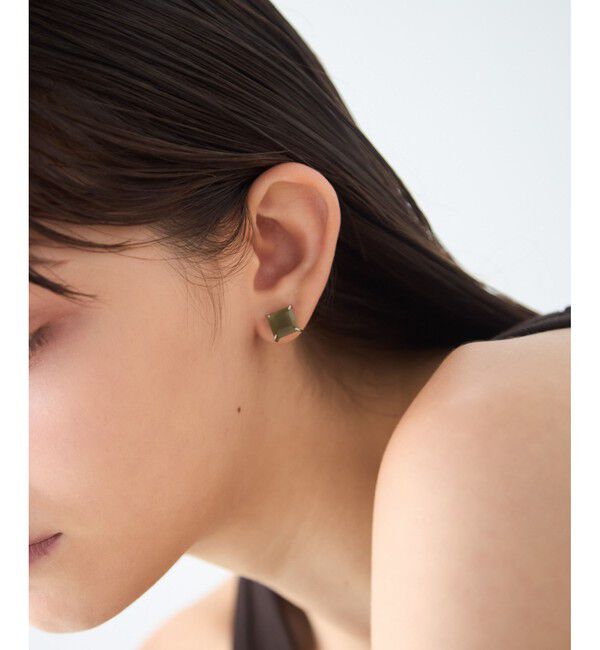 ete「[タイル] マルチクォーツ ピアス S」|ピアス|