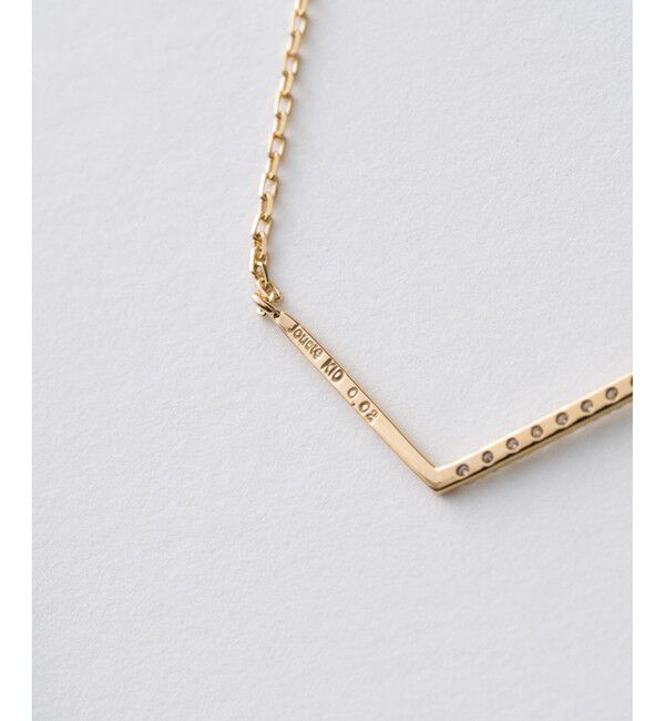 Jouete「K10YG ソリッド ダイヤモンド ネックレス」|ネックレス|