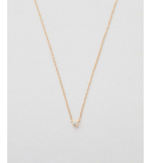 Jouete「K18 ダイヤモンド ネックレス」|ネックレス|イエローゴールド