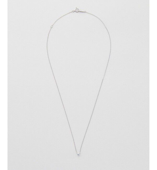 Jouete「K18WG ダイヤモンド ネックレス」|ネックレス|