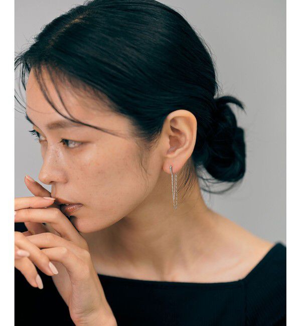 Jouete「ピアス ダブルチェーン」|ピアス|