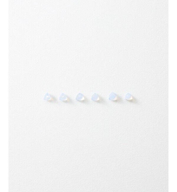 Jouete「ピアス ブルーカルセドニー コンビカラー」|ピアス|