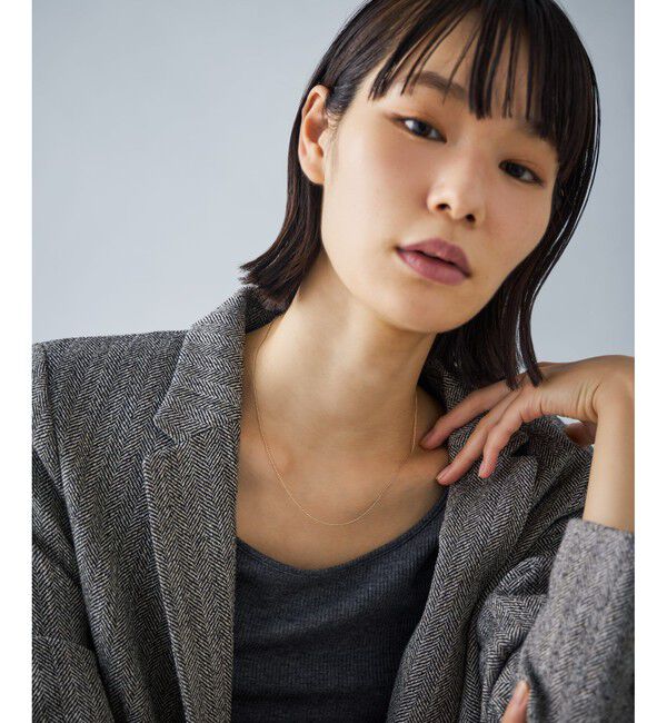 Jouete「K10YG ネックレス ボールチェーン」|ネックレス|