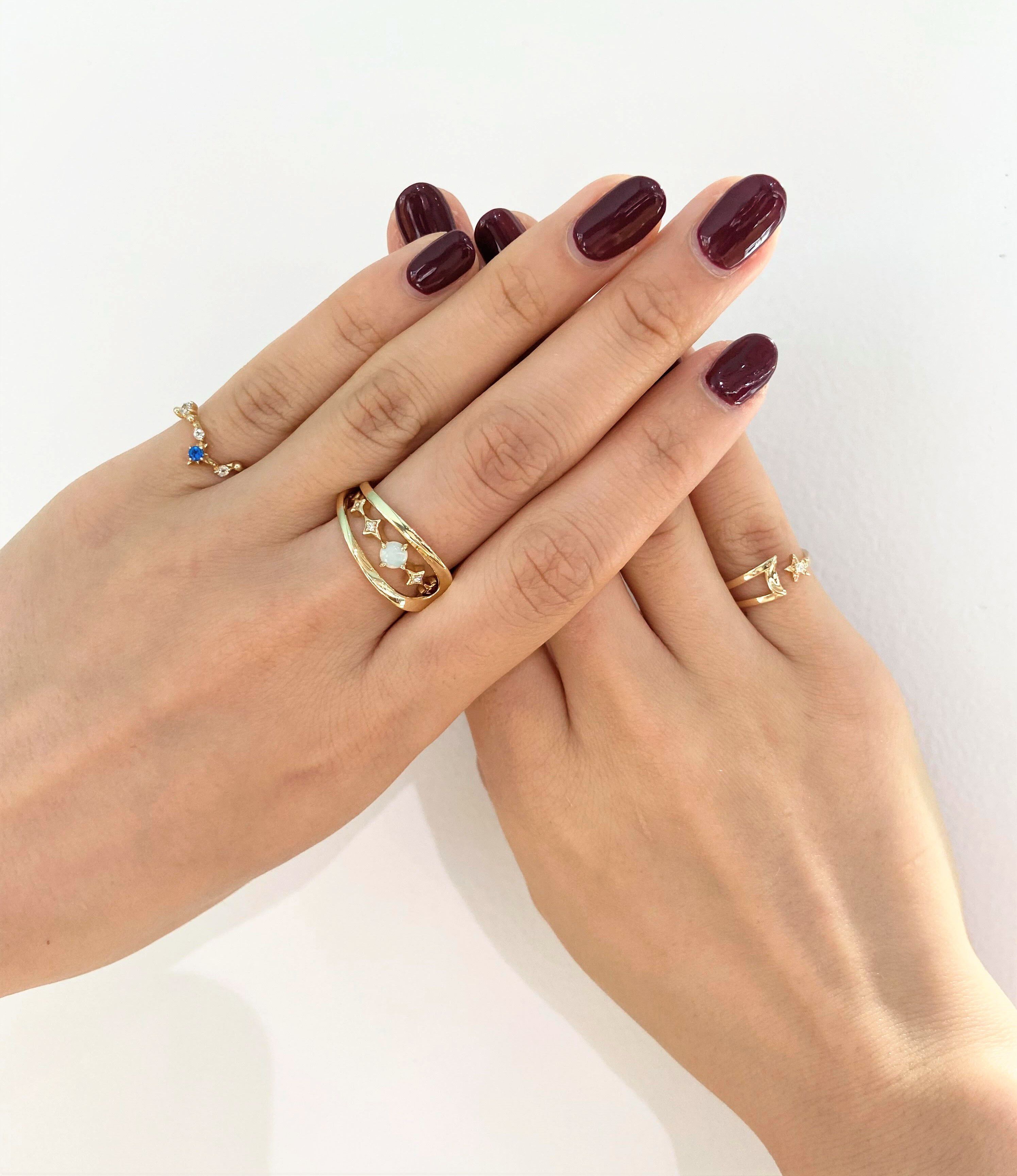 STAR JEWELRY「SHOOTING STAR PINKIE RING」|リング|